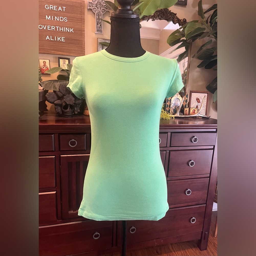 Banana Republic Light Teal Short Sleeve Tee